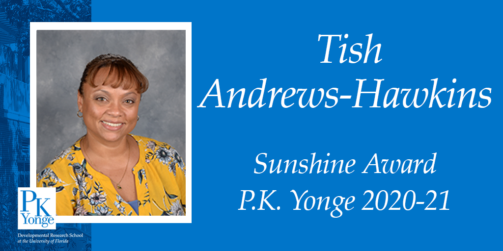 Tish Andrews-Hawkins Sunshine Award